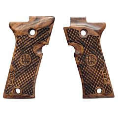 OVAL WOOD GRIPS FOR 80X Beretta