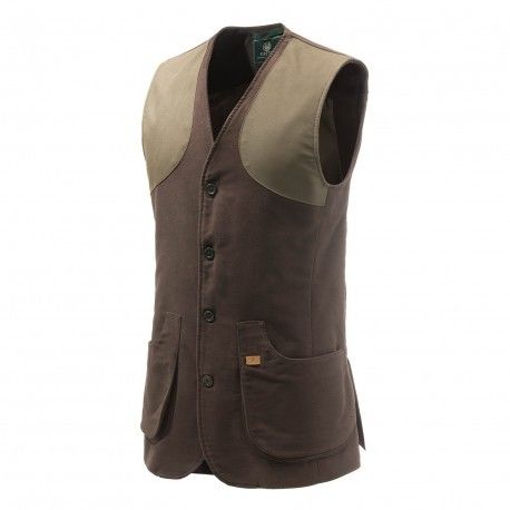 Moleskin Classic Vest Dark Brown Beretta Hunting accessories and spare parts Beretta