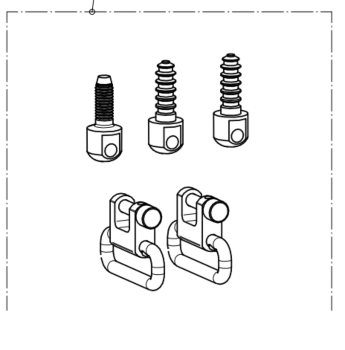 Set of 2 Magazine Sleeves with Screws Sako