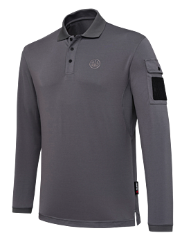 Miller Polo Long Sleeves Smoked Pearl Beretta