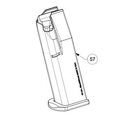 10-ROUND MAGAZINE 9MM SHORT STANDARD 80X Beretta