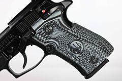 80X G10 WRAPAROUND GRIPS BLACK/DARK GREY BERETTA BY LOK GRIPS Beretta