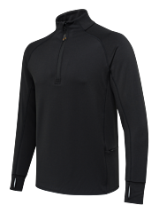 Pile Stretch Tech Half Zip Fleece Jet Black Beretta