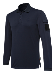 Miller Polo Long Sleeves Dark Blue Beretta